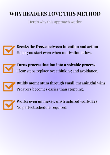 Kick Procrastination Working From Home - Premium PDF Edition