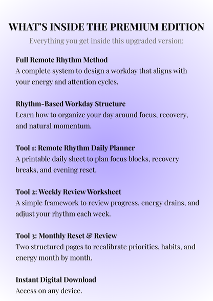 The Remote Rhythm - Premium PDF Edition