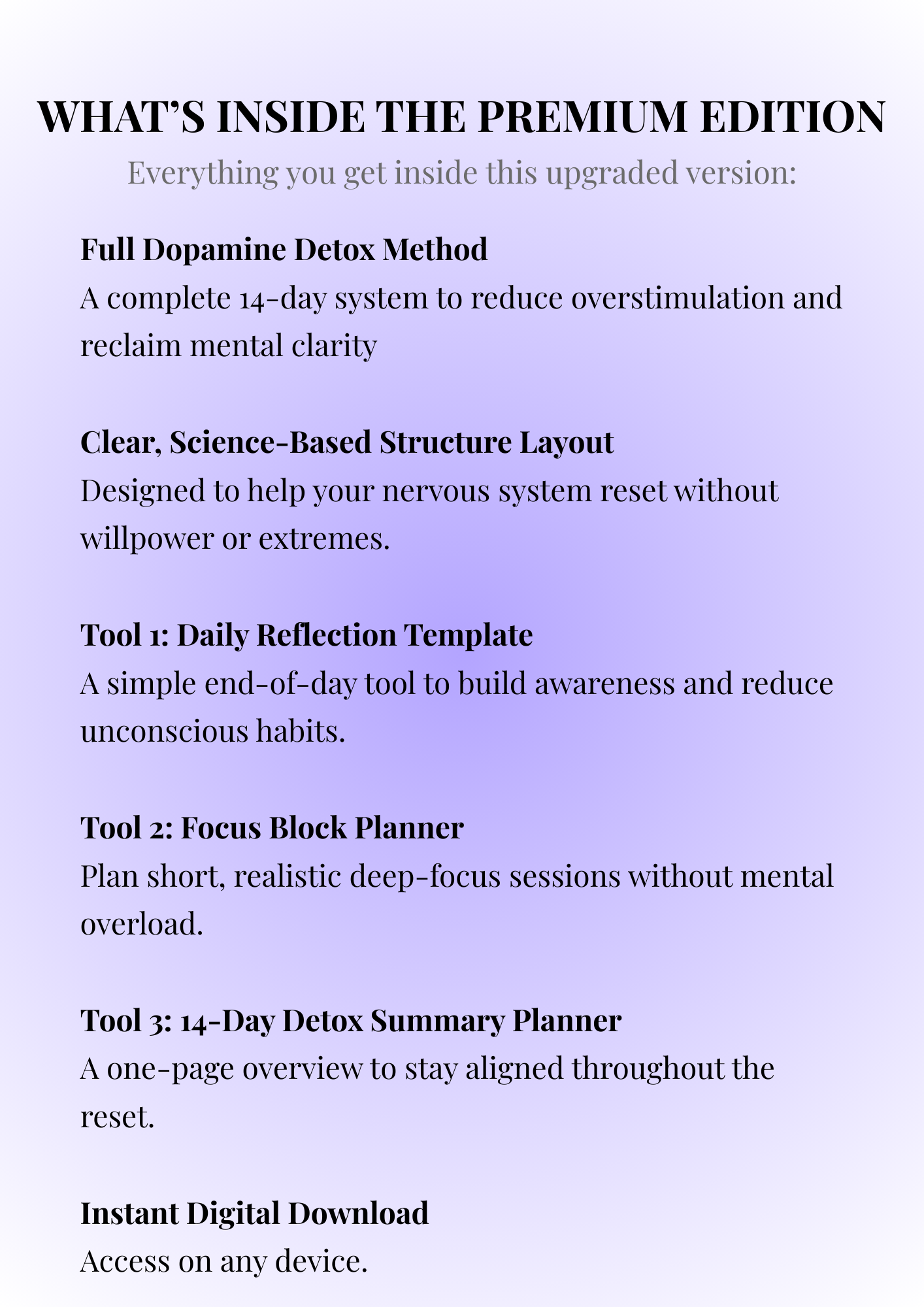 Dopamine Detox for Remote Workers — Premium PDF Edition