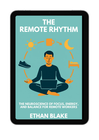 Cover of The Remote Rhythm shown on a tablet, premium digital edition.
